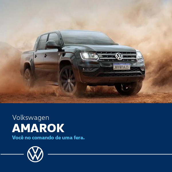 Novo Volkswagen Amarok para Comprar na Concessionária Autorizada Divosul Volkswagen em Porto União, Santa Catarina, SC